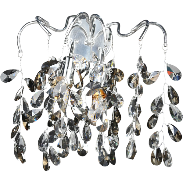 إبليك جداري مودرن ثنائي E14 - فضي ورمادي