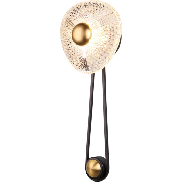 إبليك جداري مع 3 إضاءات 5 واط - أسود