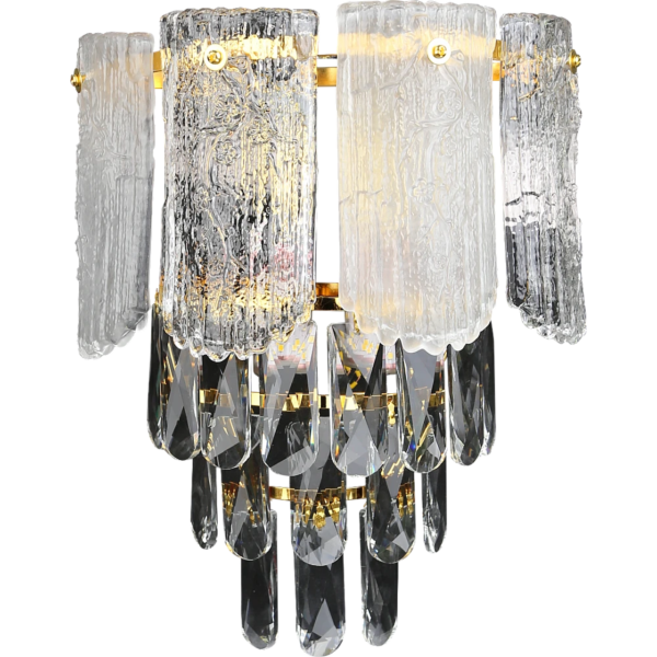 إضاءة جدارية مودرن ايس - ذهبي