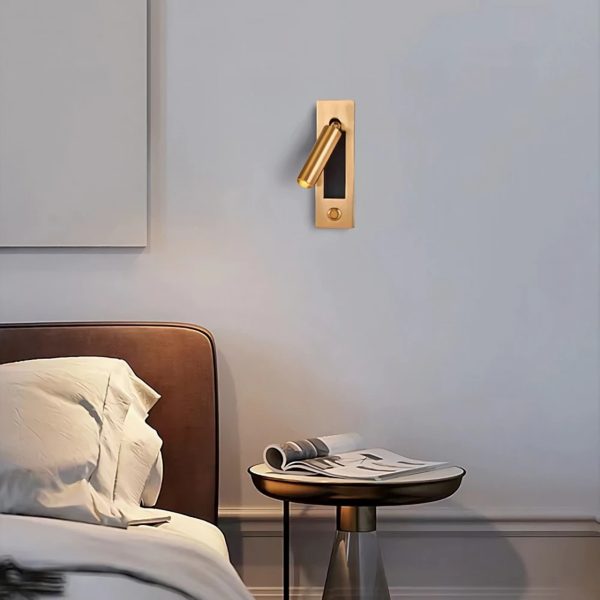 إبليك جداري مودرن 3 واط - ذهبي مع اصفر