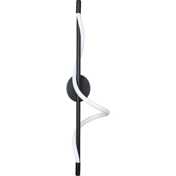 اضاءة جدارية مودرن اسود لون الانارة اصفر 20 واط 80 سم