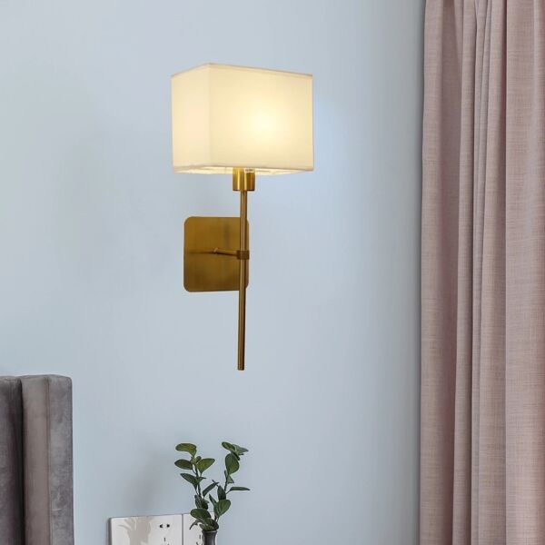 إضاءة حائط مودرن مفرد - زيتي