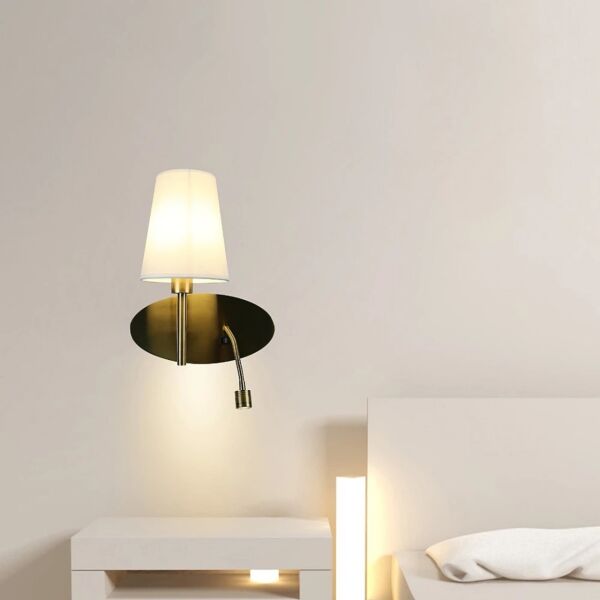 إضاءة جدارية E14x1L - ذهبي