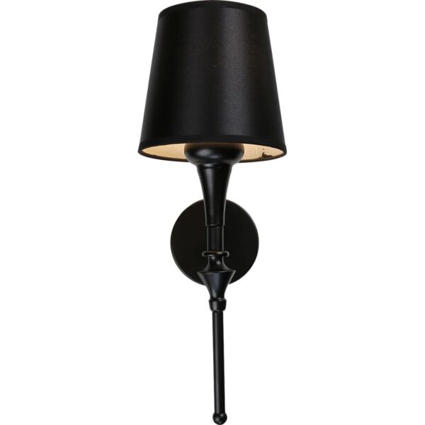 إضاءة جدارية مودرن مفرد E14 شيا - اسود
