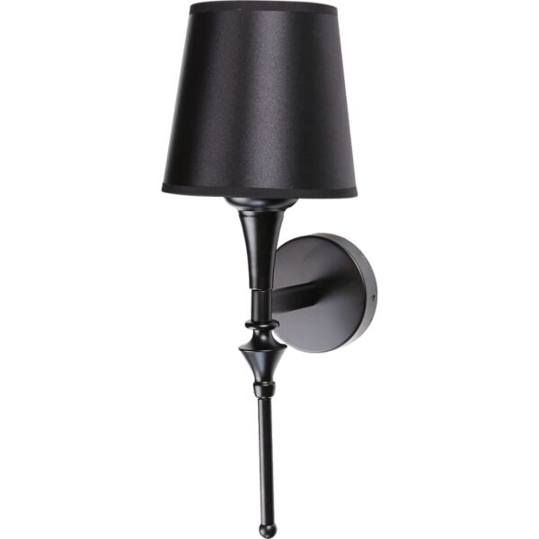 إضاءة جدارية مودرن مفرد E14 شيا - اسود