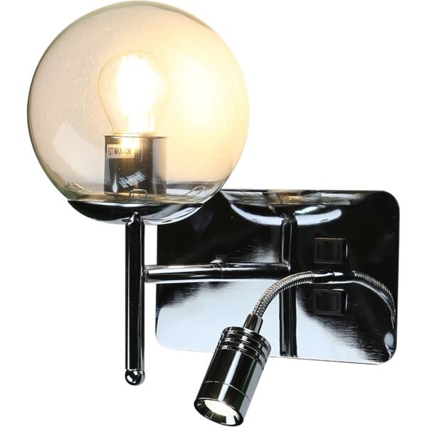 إضاءة جدارية شارل - فضي