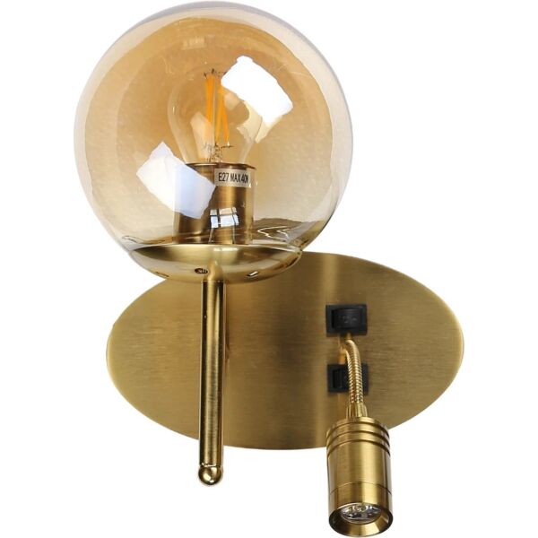 إضاءة جدارية مودرن مفرد اسود E27