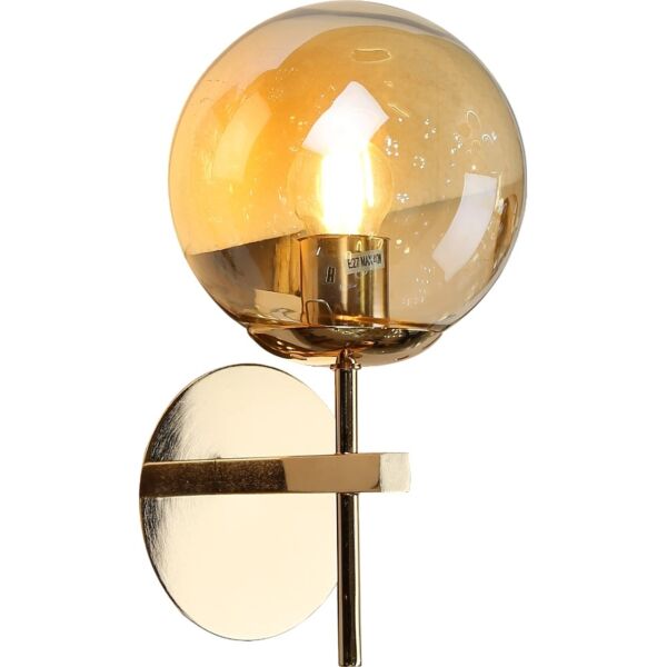 إضاءة ابليك حائط مودرن مفرد - ذهبي