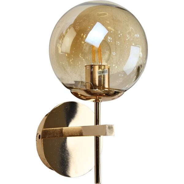 إضاءة ابليك حائط مودرن مفرد - ذهبي