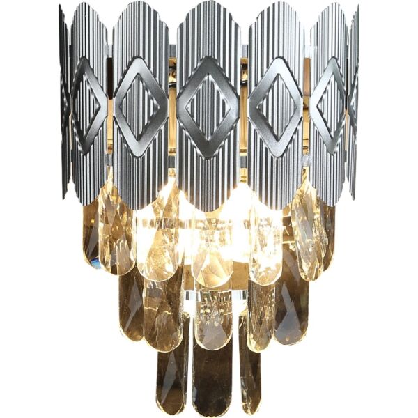 إضاءة جدارية مودرن بيتو - فضي