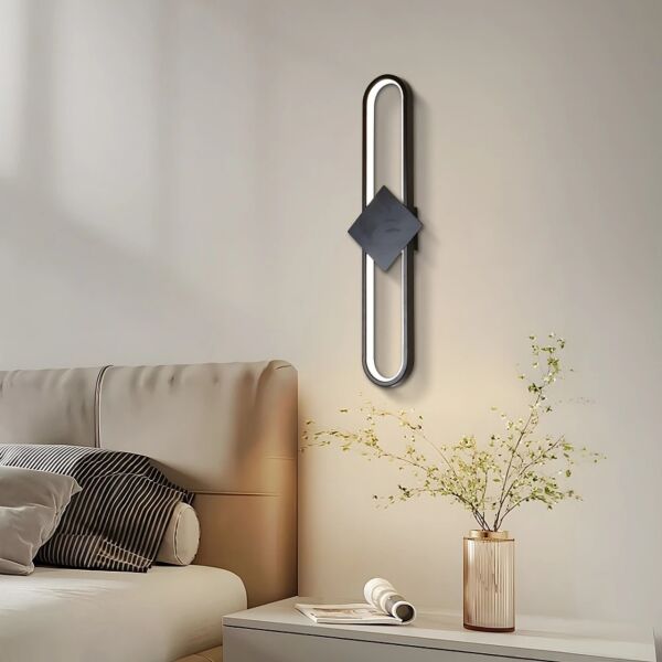 إضاءة جدارية مودرن انارة 3 اضاءات 9 واط - اسود