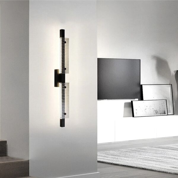 إضاءة جدارية أسود 12 واط