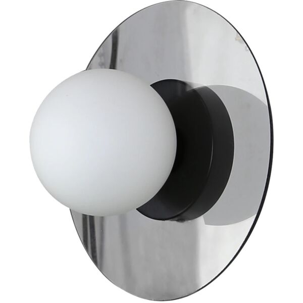 إبليك جداري مودرن مفرد - أسود و رمادي