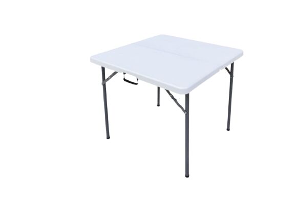 طاولة فايبر مربعة قابلة للطي  86x86x74 ابيض 