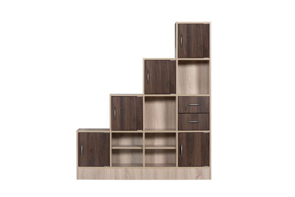 وحدة رفوف روناس لون بيج وبني