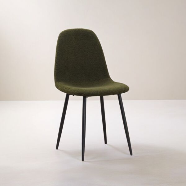 كرسي طاولة طعام بلوتو - اخضر وأسود