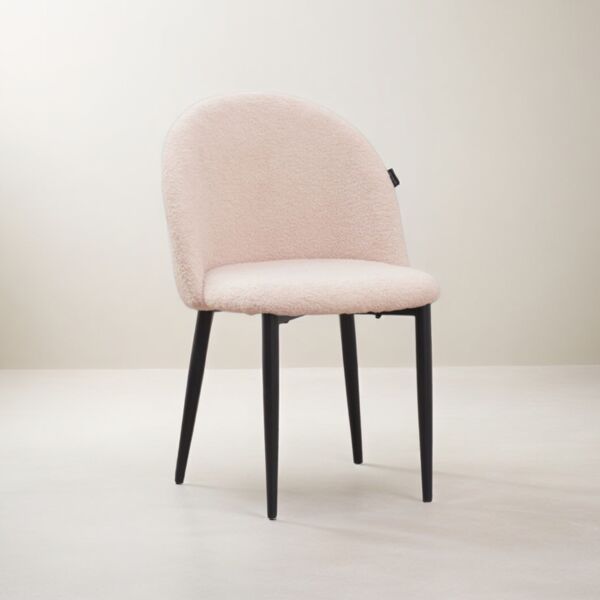 كرسي طاولة طعام الينارلو - بيج وأسود