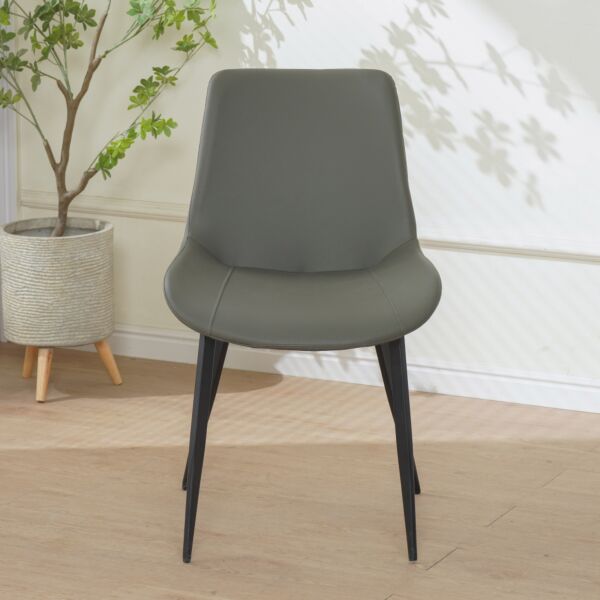 كرسي طعام مياس - رمادي