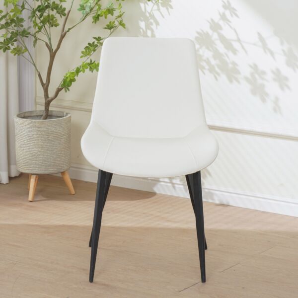 كرسي طعام مياس - ابيض