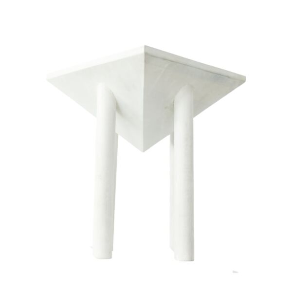 طاولة جانبية البرت - ابيض