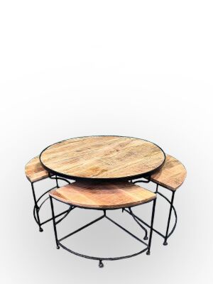 طقم طاولات 5 قطع - اندستيريل