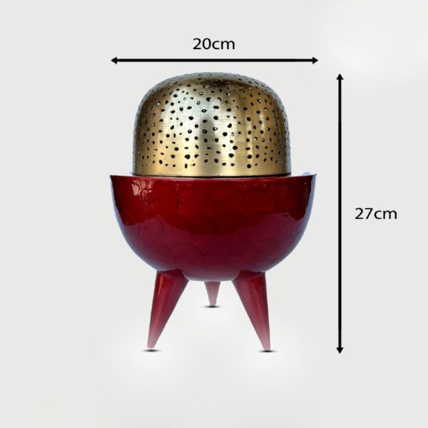 مبخرة كلاسي احمر - كبير