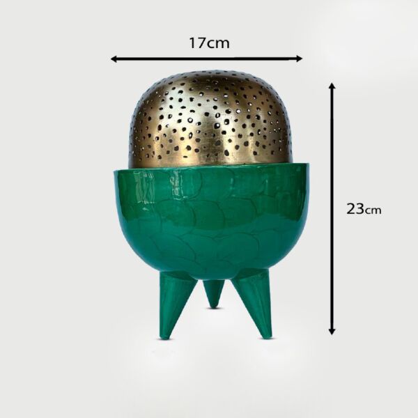 مبخرة كلاسي اخضر - وسط