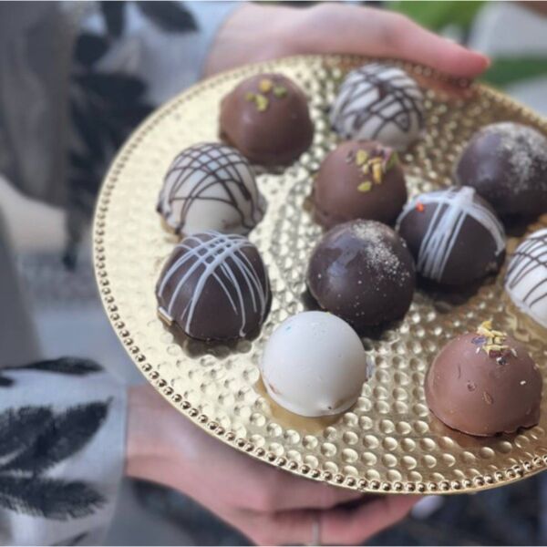 طبق تقديم بقاعدة مرتفعة رويال - كبير - ذهبي