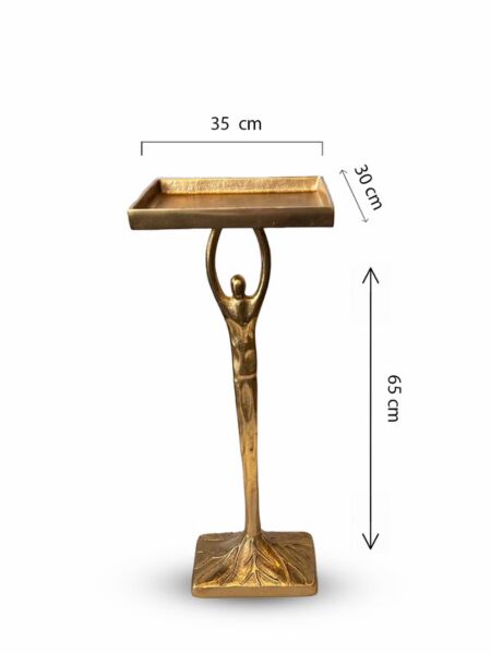 طاولة جانبية أوسكار - ذهبي