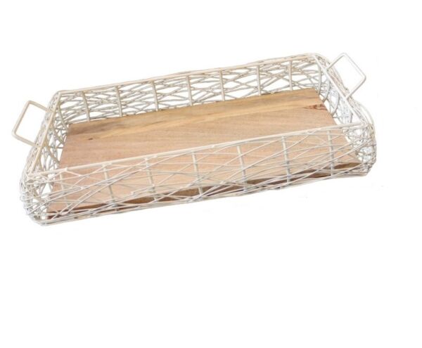 صينية تقديم نيست كبير - أبيض