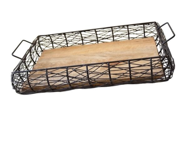 صينية تقديم نيست كبير - أسود