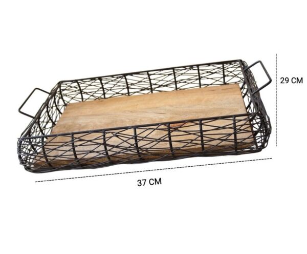 صينية تقديم نيست صغير - أسود