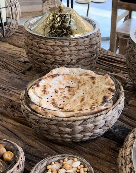 وعاء تقديم غراس كبير - خشبي