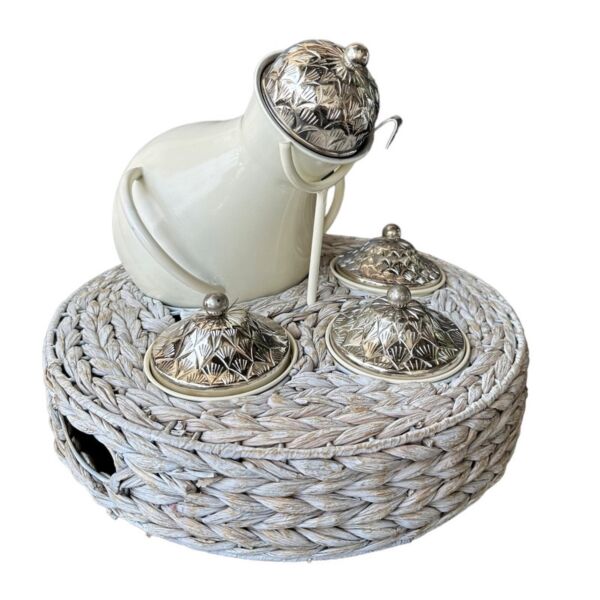 طقم جرة تقديم فول غراس 5 قطع - سكري