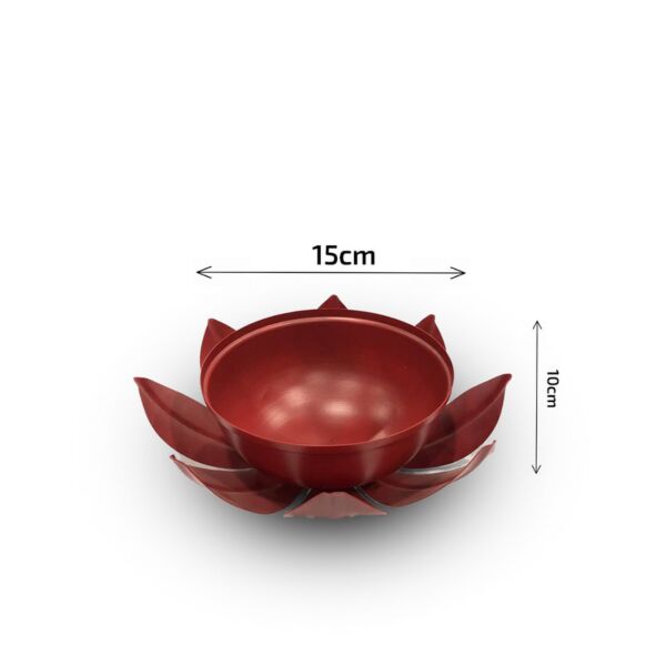 طقم تقديم مع مبخرة رتان - أسود, صغير