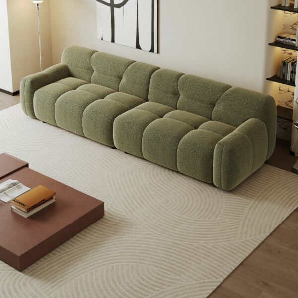 كنبة رباعية من قطعتين برايم - اخضر