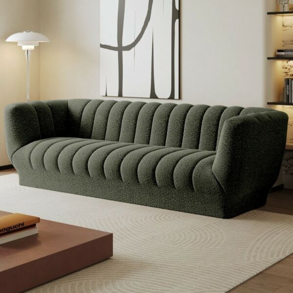 كنبة ثلاثية تشيلو - اخضر