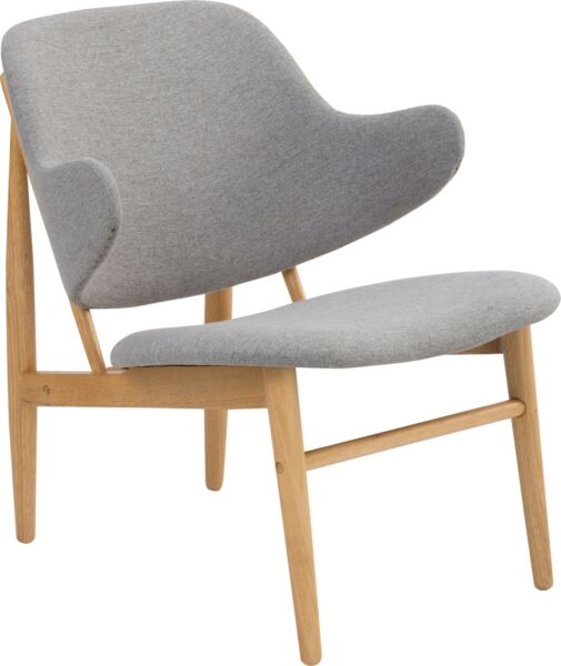 كرسي مفرد نالاس - رمادي