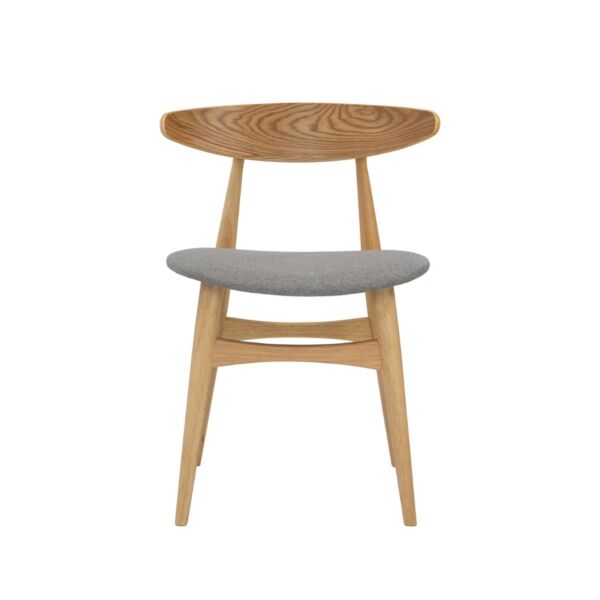 كرسي طاولة طعام تريشيا - رمادي