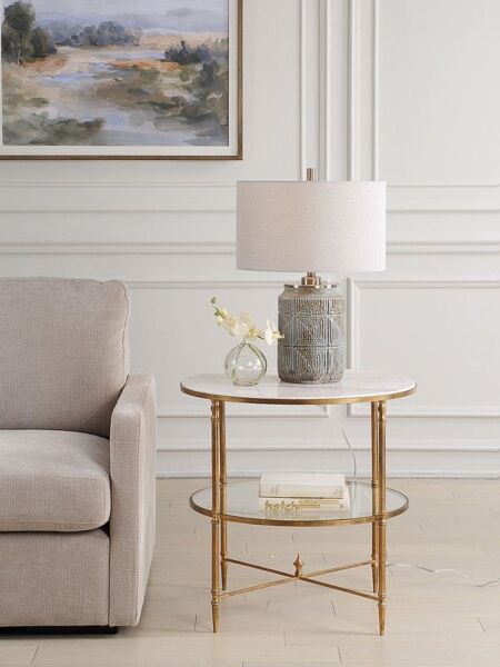 طاولة جانبية دائرية هينزلر