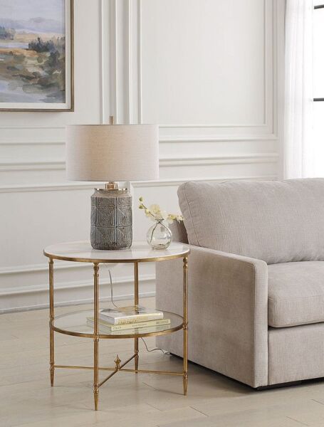 طاولة جانبية دائرية هينزلر