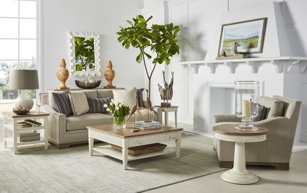 طاولة مدخل مستديرة باليسيد