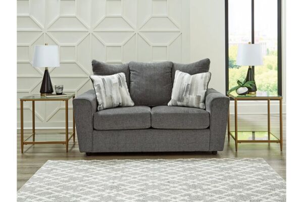 كنبة ثنائية ستايرات - رمادي