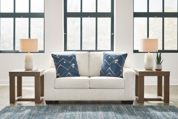 كنبة ثنائية مع وسائد بادوفا - كريمي