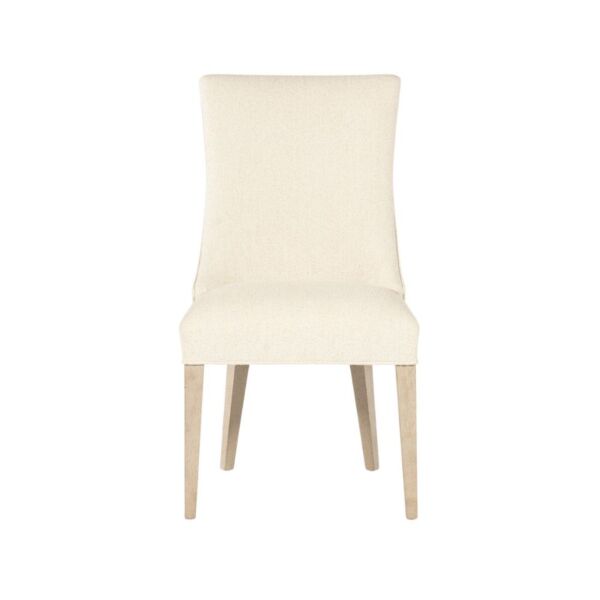 كرسي طاولة طعام مبطن ويستوود - بيج