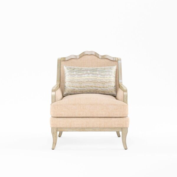 كنب مفرد شارلوك - بيج وذهبي