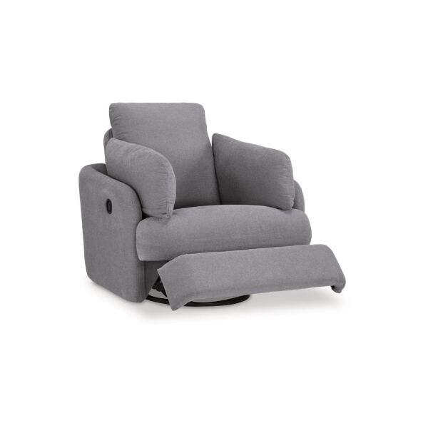 كرسي استرخاء دوار مودماكس - رمادي