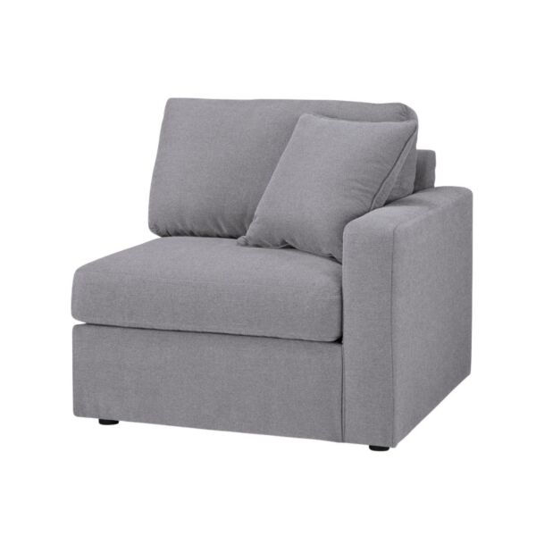 كنبة زاوية مفرد مودماكس - رمادي