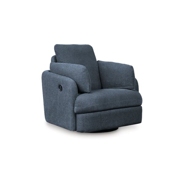 كرسي استرخاء دوار مودماكس - ازرق داكن