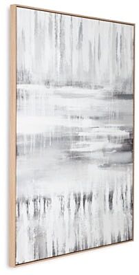 لوحة جدارية إستورنبروك - رمادي وابيض